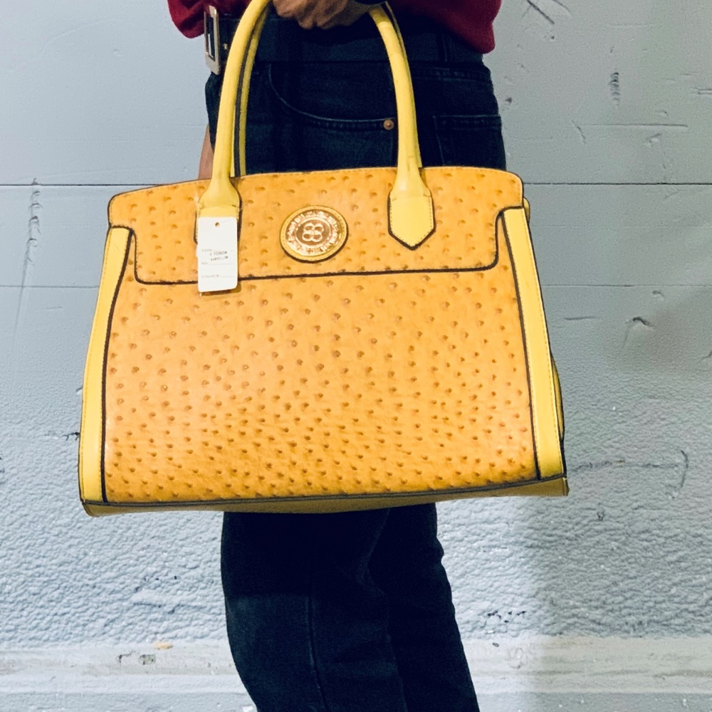 Women's Tote Shoulder Bag (mustard)